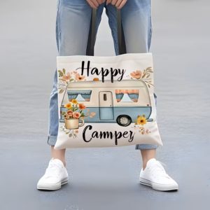 BOLSA HAPPY CAMPER GRAPHIC