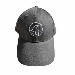 GORRO CULT TELA BASEBALL CAP NEGRA