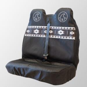 FUNDA CULT ASIENTOS DELANTEROS DOBLE AZTECBLACK