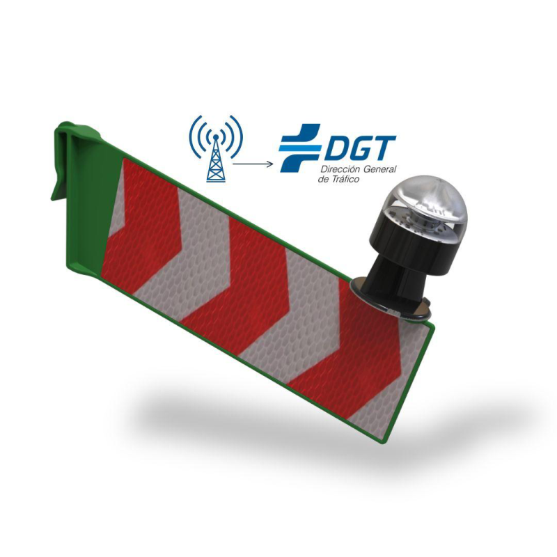 BALIZA V16 HOMOLOGADA CONEXION CON DGT LED ONE + SOPORTE VENTANA - Imagen 4