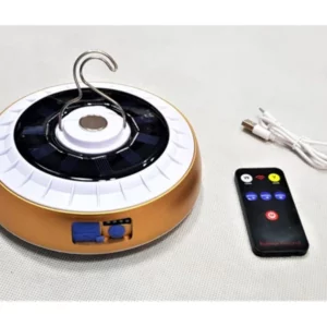 LAMPARA LED REDONDA 2400MAH CON ENERGIA SOLAR