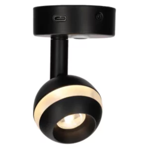 FOCO NEGRO SUP.USB-C DIM 195LM