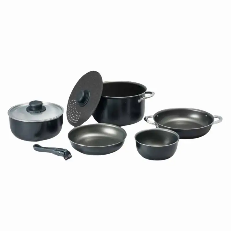 JUEGO DE CAZUELAS ALUMINIO NERA 22
