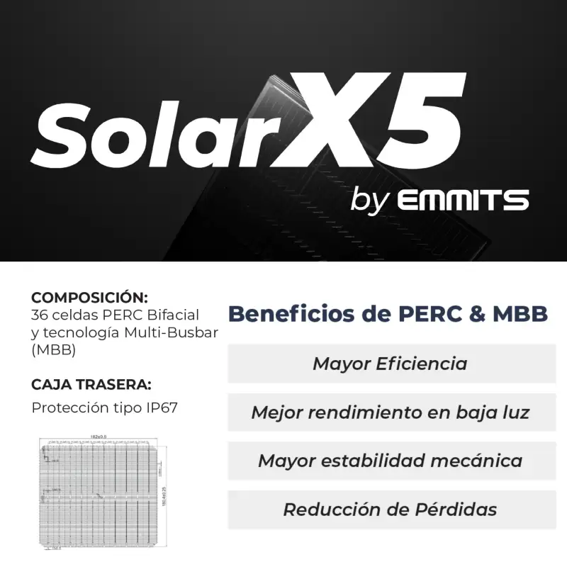 PANEL SOLAR MONOCRISTALINO 200W - Imagen 4