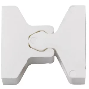 RETENEDOR PUERTA HORQUILLA BLANCO