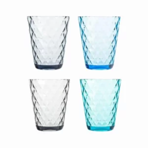 SET 4 VASOS BRUNNER DIAMOND