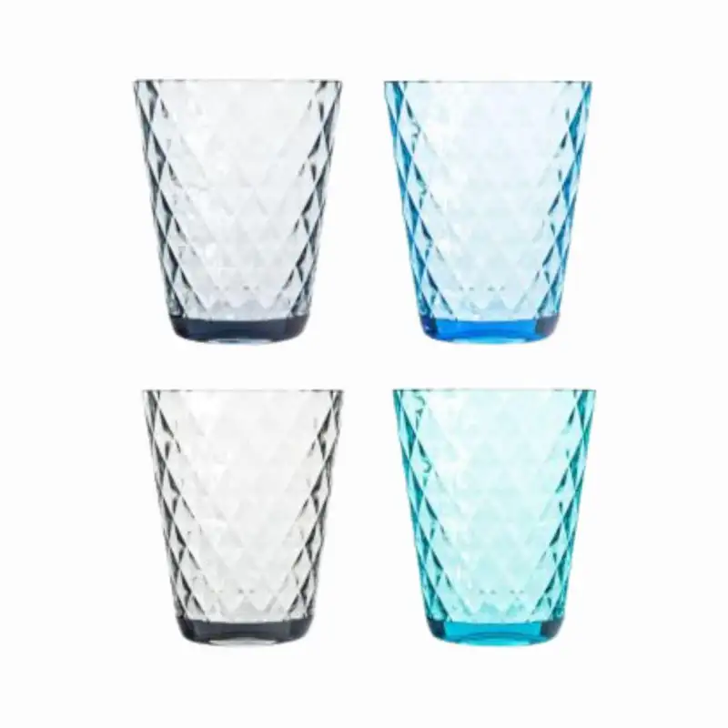 SET 4 VASOS BRUNNER DIAMOND
