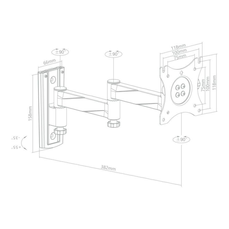 SOPORTE TV PARED MULTIPOSICION - Imagen 3