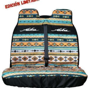 FUNDA ALOHA ASIENTO DOBLE PRINT BLUE